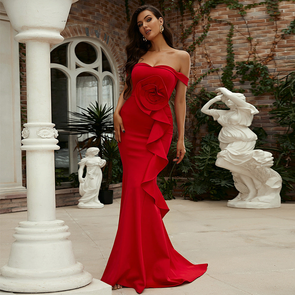 Sleeveless Slim Fit Long Evening Gown Dress