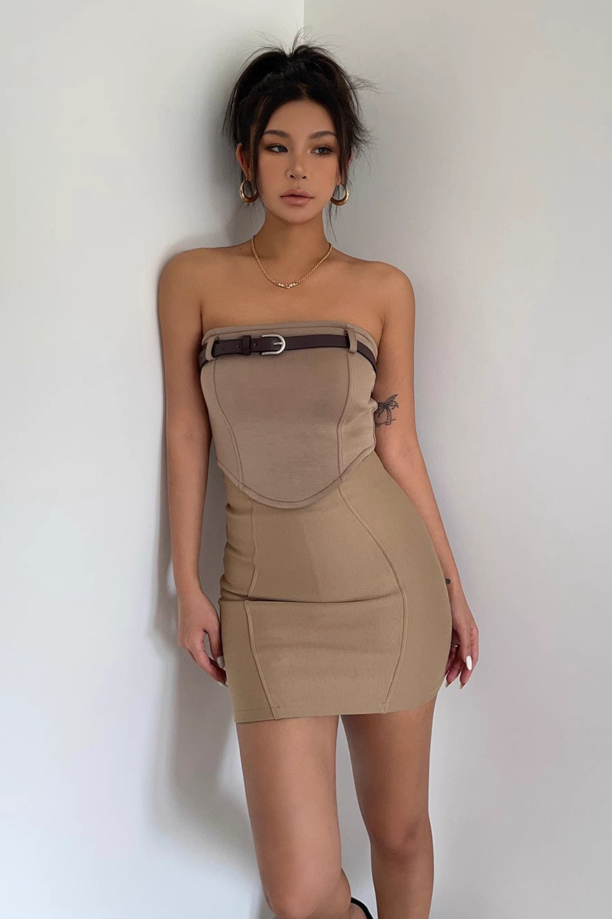 Sexy Fitted A-Line Solid Skirt