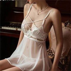 Strappy Chest Cami Lingerie Set