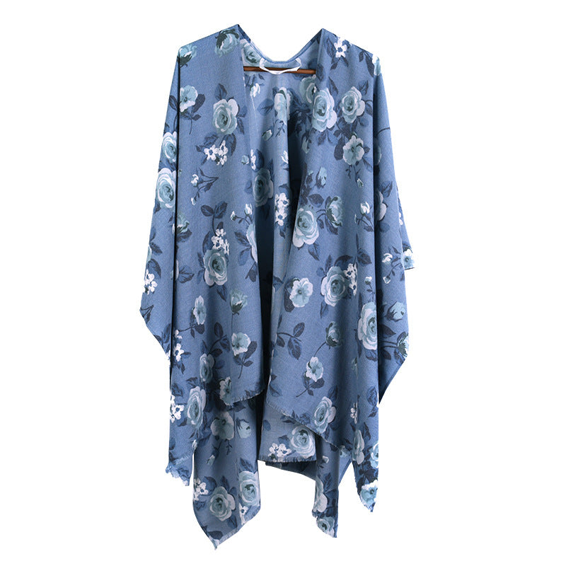 Versailles Printed Wrap Duster