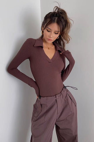 Wrap V-Neck Sweaters Knit Outwear