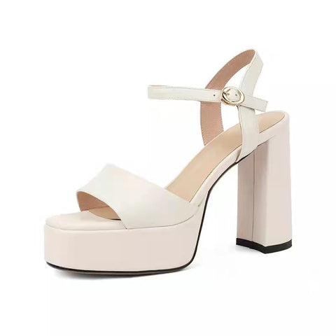 Elevated Glam Platform Block Heels