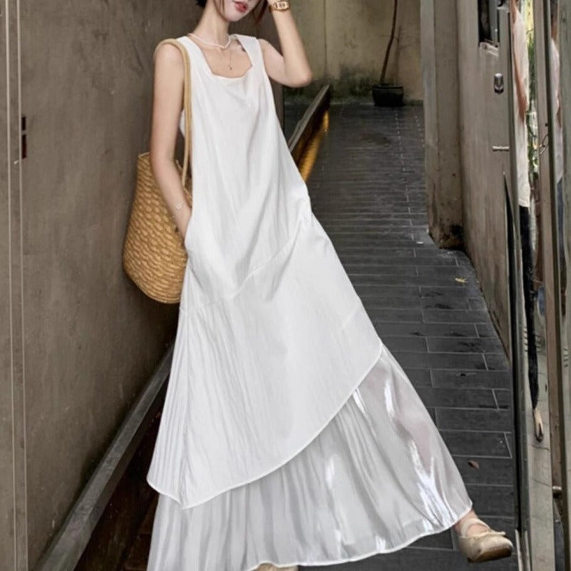 Loose Fitted Vest Dress
