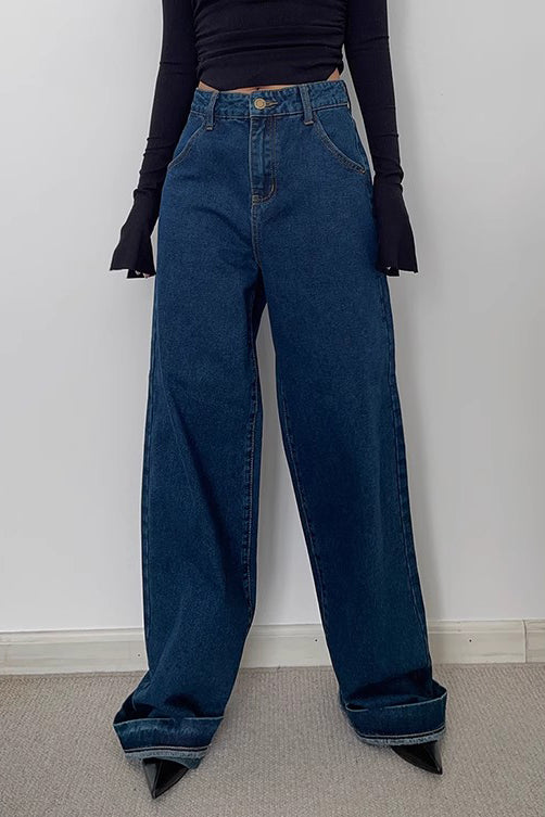 Nature High Waist Wide Leg Jeans