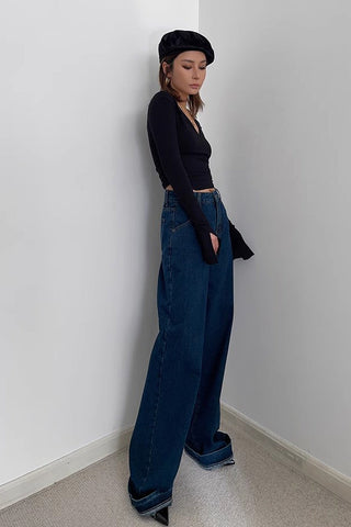 Nature High Waist Wide Leg Jeans