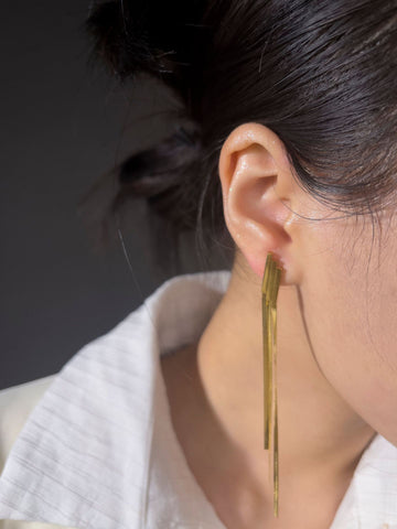 Worthy Drop Earrings - Gold