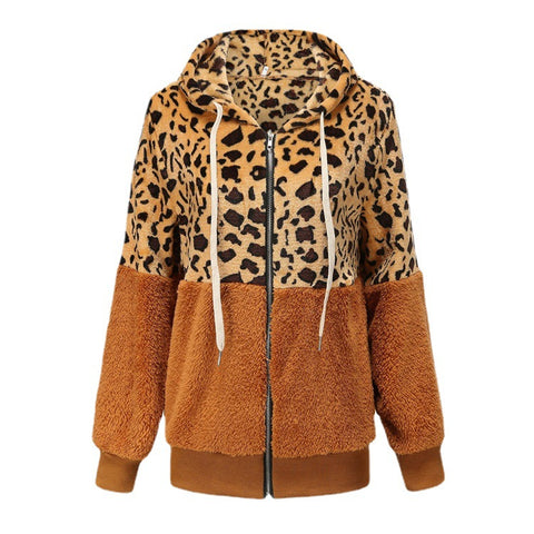 Leopard Camouflage Patchwork Jacket