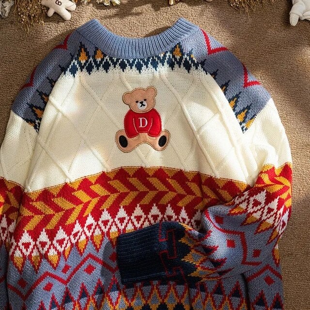 Sweety Bear Cartoony Sweater