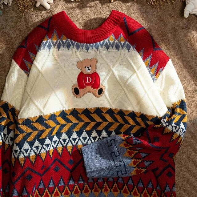 Süßer Bär Cartoony Pullover