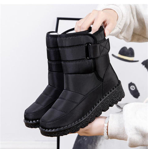 Winter Style Warm Platform Heel Boots