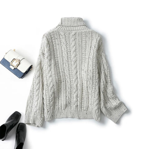 Warme Pullover im Strickstil