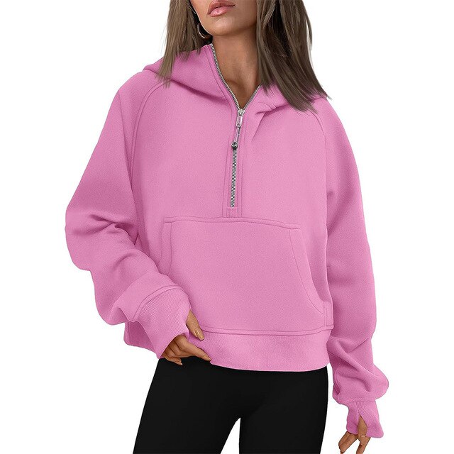 High Quality Zipper Closure Hooded Warm Winter Hoodies