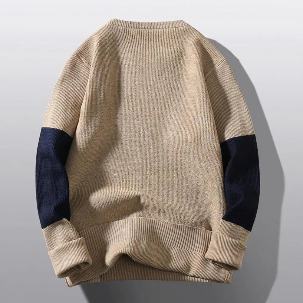 Men's Colorblock Sweater: Cozy, Stylish, and Casual for a Fashion-Forward Look