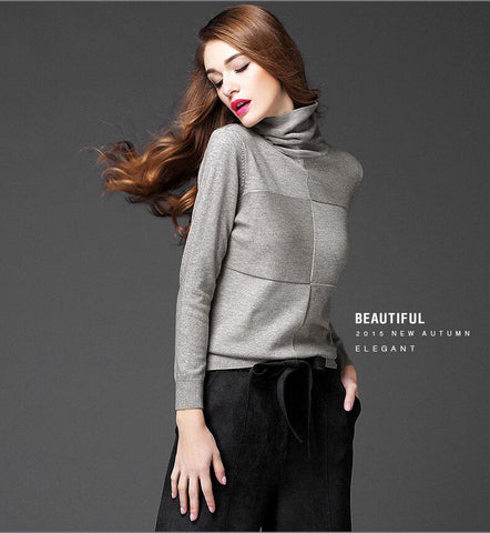 Casual Daily Winter Clothing Turtleneck Sweaters