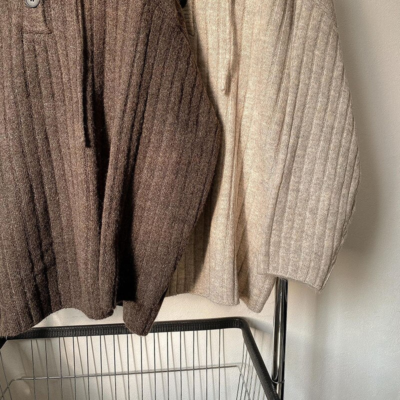 Vintage Korean Style Thick Loose Winter Sweaters