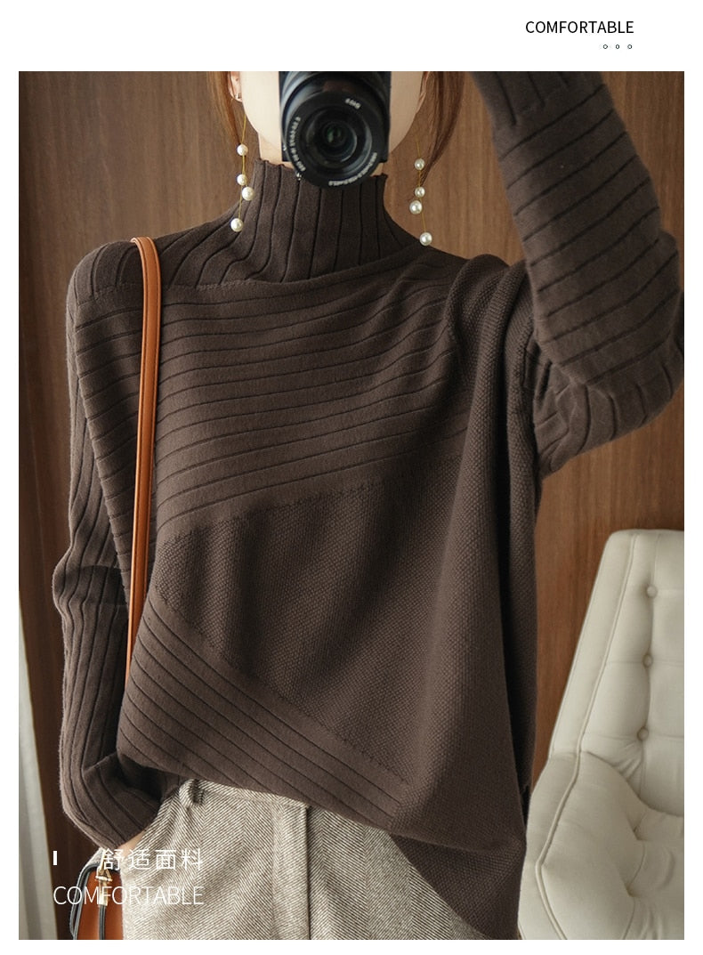 Autumn Winter Turtleneck Warm Sweater