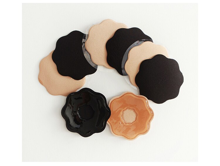 Chest Paste Reusable Silicone Breast Petals Bra Flower Invisible Nipple Stickers Prevent Dew Point Chest Accessories