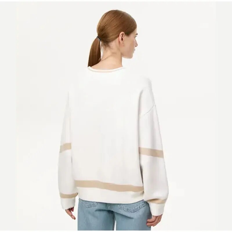 MOOD X3 Autumn Casual Crew Neck Long Sleeve Pullover Sweaters