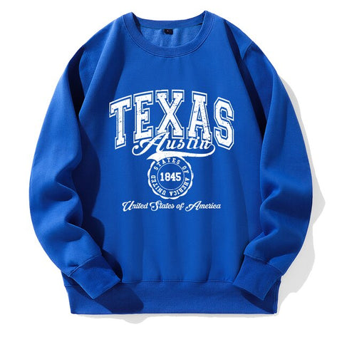 1845 Texas Austin Fleece Warm Hoodies