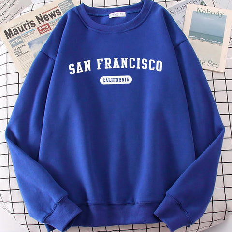 San Francisco California Themed Simple Sweatshirts