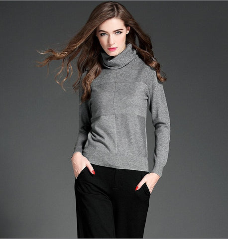 Casual Daily Winter Clothing Turtleneck Sweaters