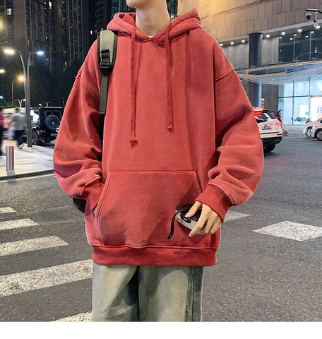 Loose Style Warm Simple Autumn Winter Hoodies