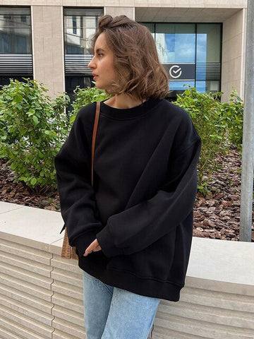 High Quality Vintage Style Simple Sweatshirts