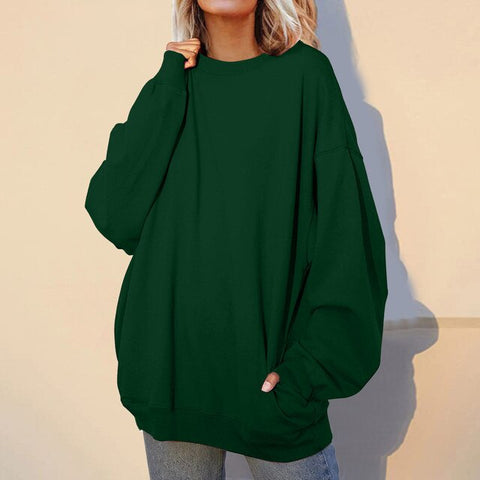 Oversized Crewneck Loose Style Sweatshirts