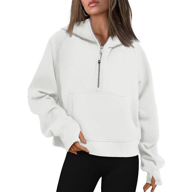 High Quality Zipper Closure Hooded Warm Winter Hoodies