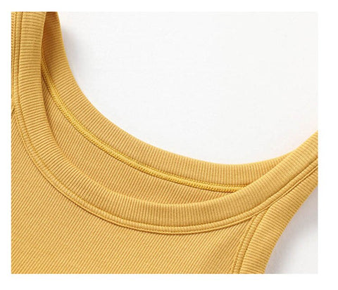 Camisole Push Up Tank Long Padded Female Bralette Streetwear Seamless Lounge Solid Color Wirefree