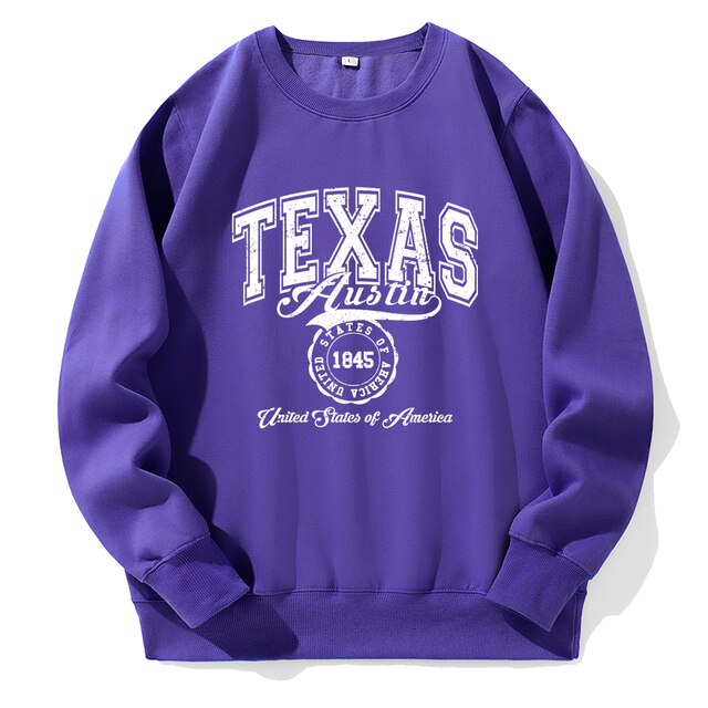 1845 Texas Austin Fleece Warme Hoodies