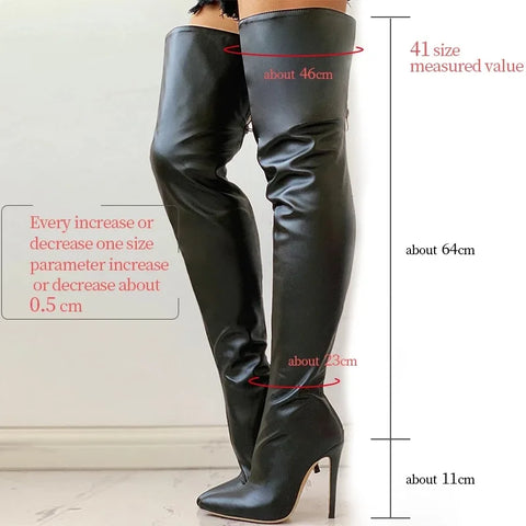 11 cm Super High Heel Over Knee Long Boots