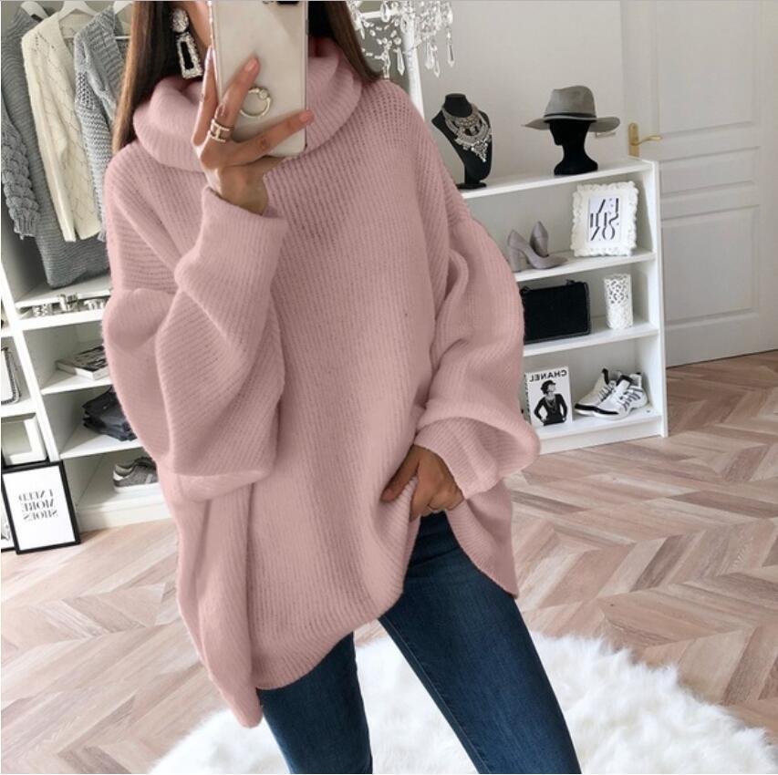 Button Sleeve Loose Sweaters