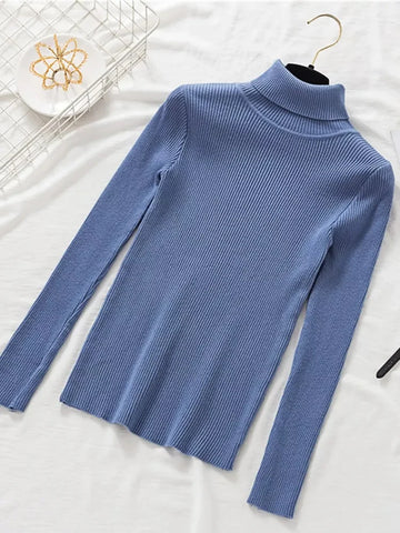 Slim Fit Turtleneck Tight Sweater