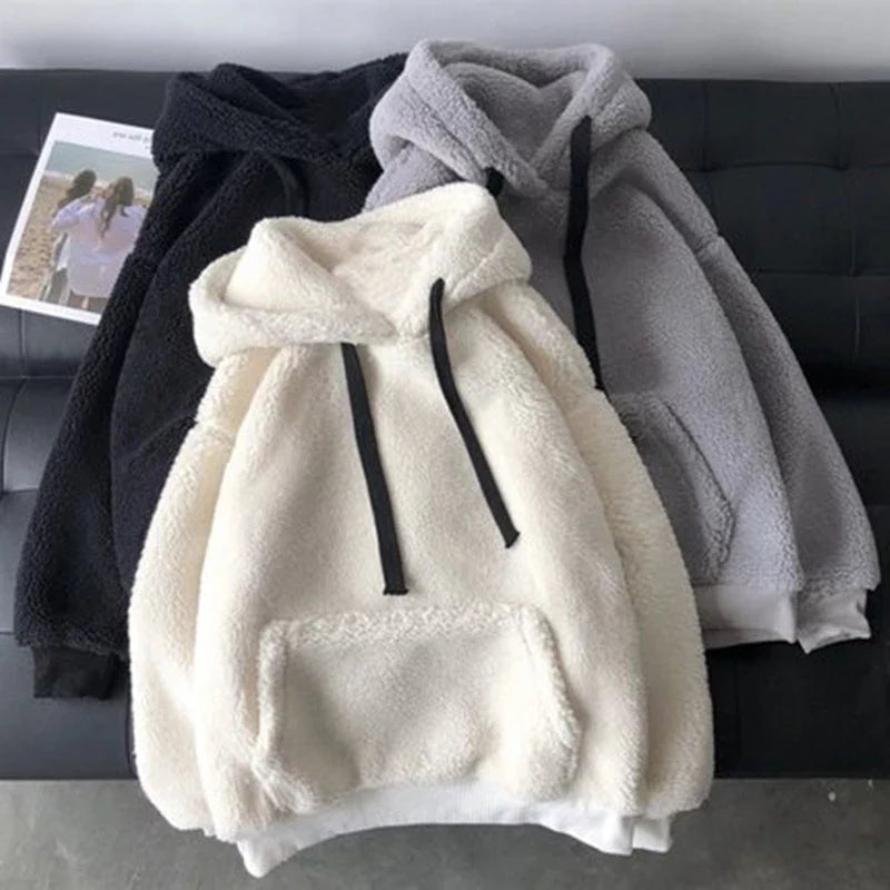 Pretty Soft Cotton Plain Color Winter Hoodie