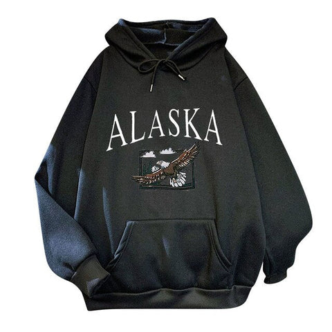 Unisex Out of System State Alaska Wild Nature Hoodie