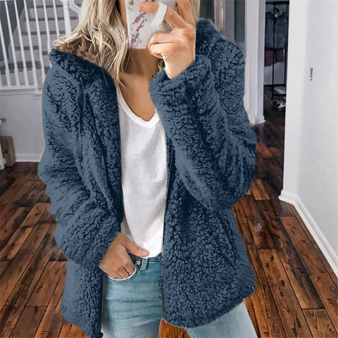 Fluffy Warm Cardigan Sweater