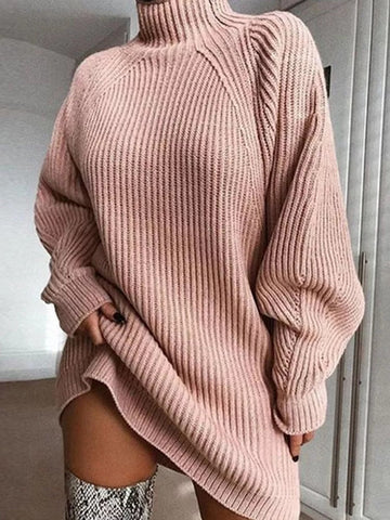 Turtleneck Long Oversized Sweaters