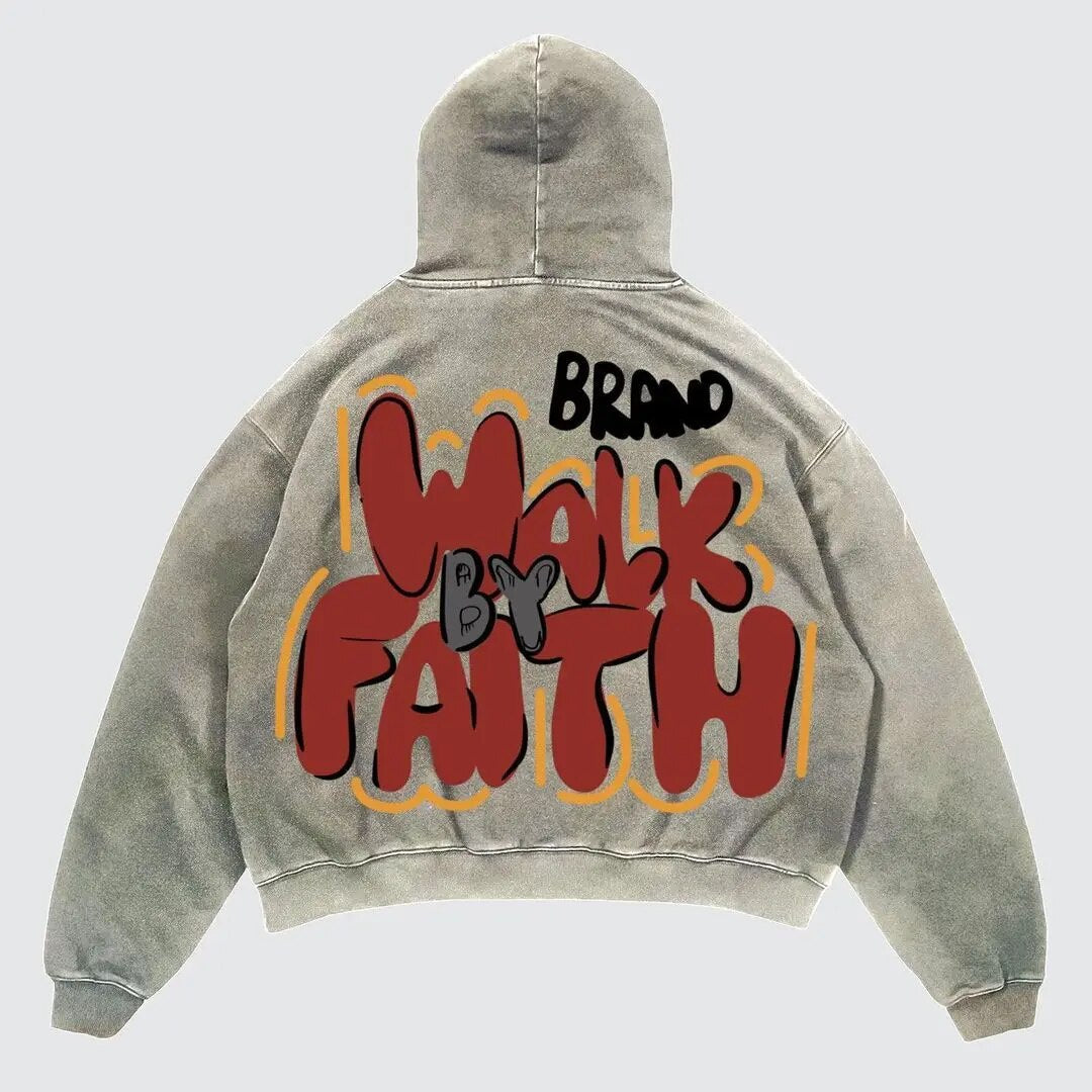 Cool Graffiti Street Style Retro Hoodies