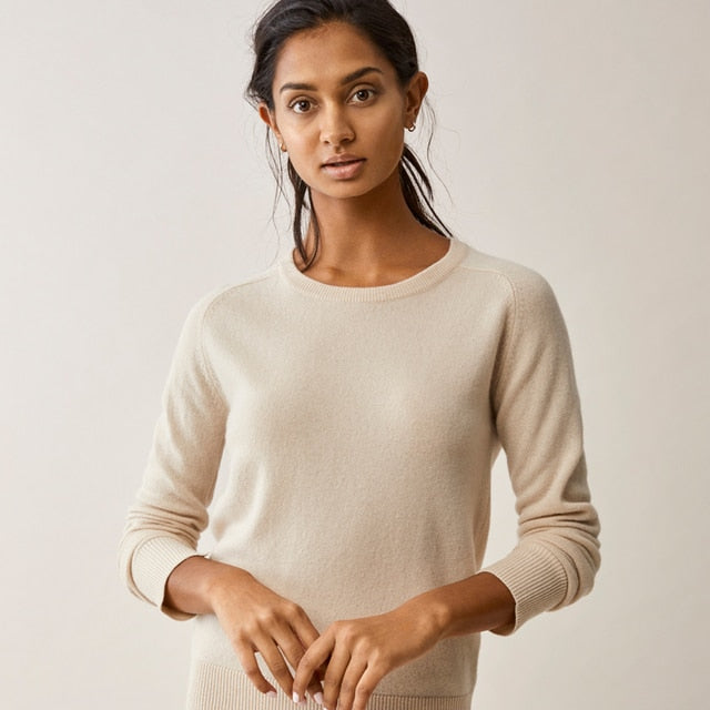 Standard Thickness O-Neck Winter Sweaters