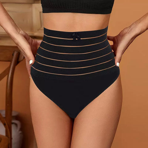 High Waist Shaping Thong Breathable Body Shaper Slimming Tummy Underwear Butt Lifter Seamless Panties Shaperwear