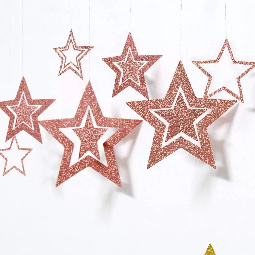 Hollowed-Out Star Christmas Decoration