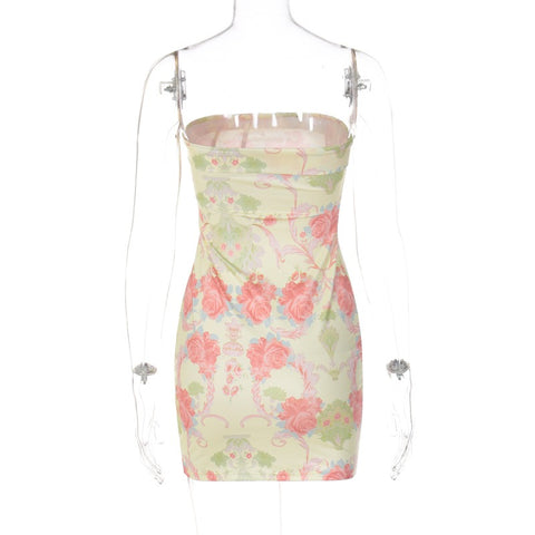 Wrap-Around Top And Hip-Hugging Dress