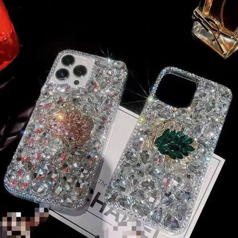 Transparent Lens Camera Glitter Diamond Soft Phone Case For Iphone Cover Clear For Iphone 11 12 13 14 15