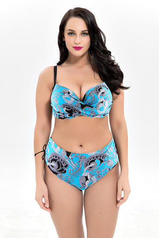 Sexy Plus Size Swimsuit Summer Two Pieces Bathing Suit