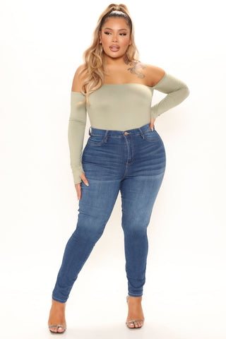 Tall Emma Super Stretch High Rise Skinny Jean - Medium Blue Wash