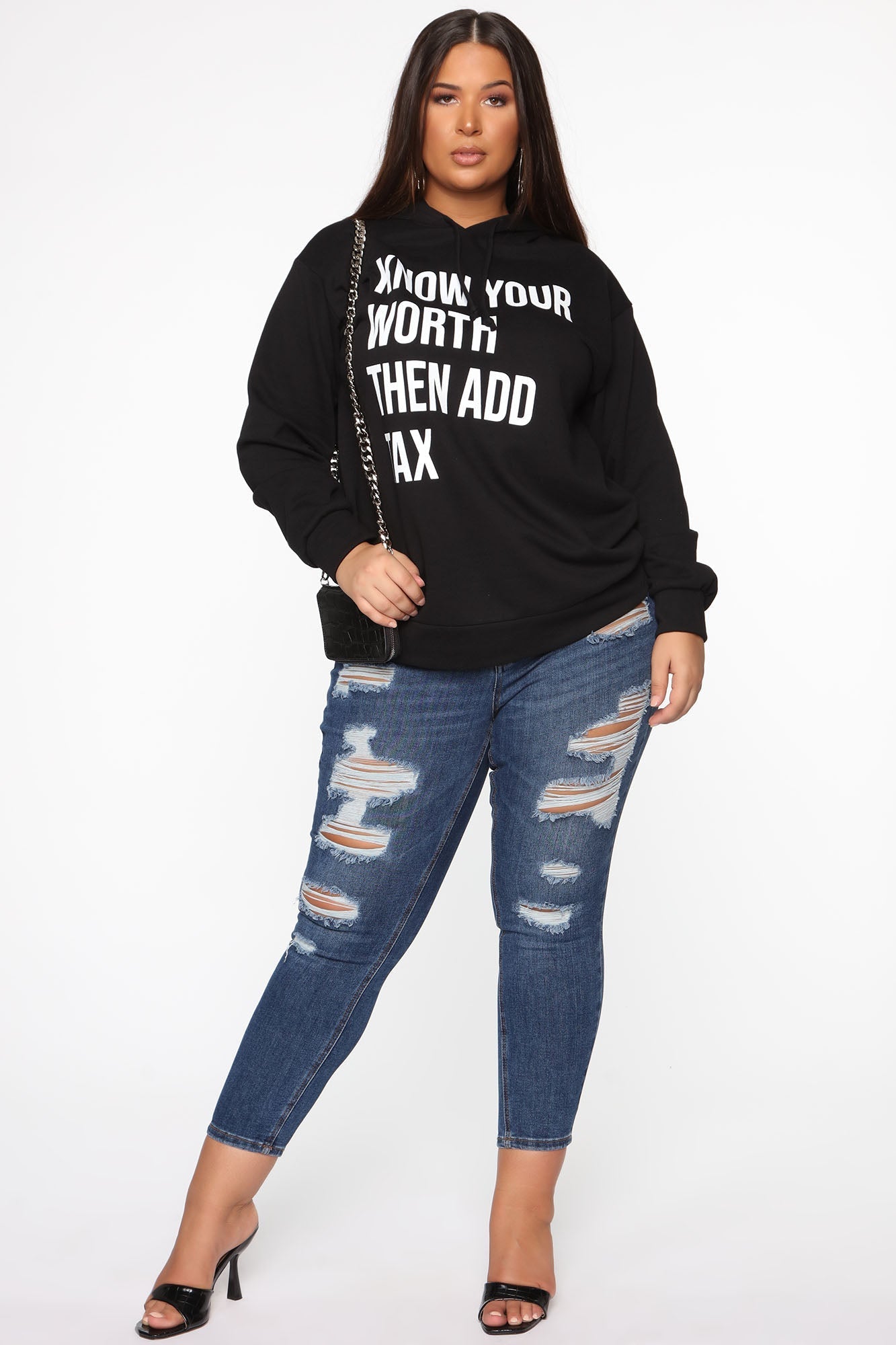 The Comeback Destructed Skinny Jeans - Dark Denim