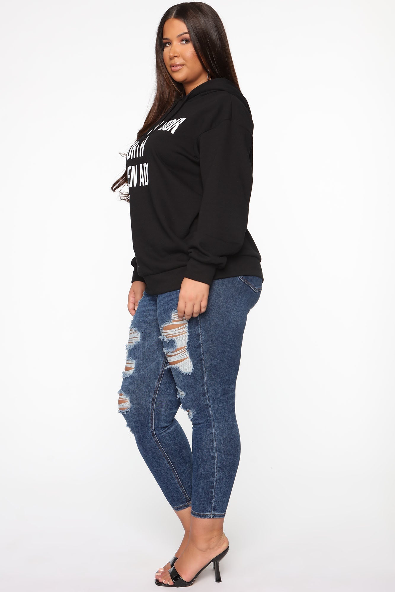 The Comeback Destructed Skinny Jeans - Dark Denim