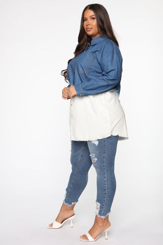 The Comeback High Rise Skinny Jeans - Light Blue Wash