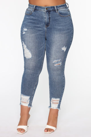 The Comeback High Rise Skinny Jeans - Light Blue Wash